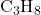\text{C}_3\text{H}_8
