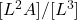 [L^2A]/[L^3]