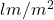 lm/m^{2}