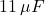 11\,\mu F