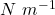 N~m^{-1}