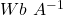 Wb~A^{-1}