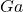 \ce{Ga}