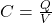 Rendered by QuickLaTeX.com C = \frac{Q}{V}