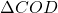 \Delta COD