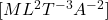[ML^2T^{-3}A^{-2}]