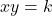 xy=k