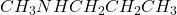 CH_3NHCH_2CH_2CH_3