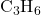 \text{C}_3\text{H}_6