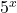 5^x