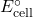 E^\circ_{\text{cell}}