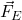 \vec{F}_{E}
