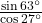 \frac{\sin 63^\circ}{\cos 27^\circ}