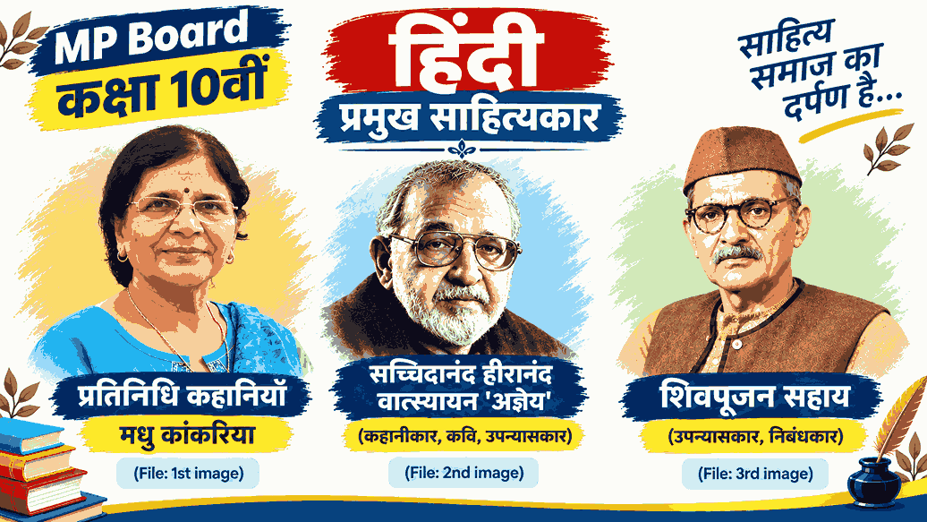 MP Board Class 10 Krutika Part 2 Lekhak Parichay