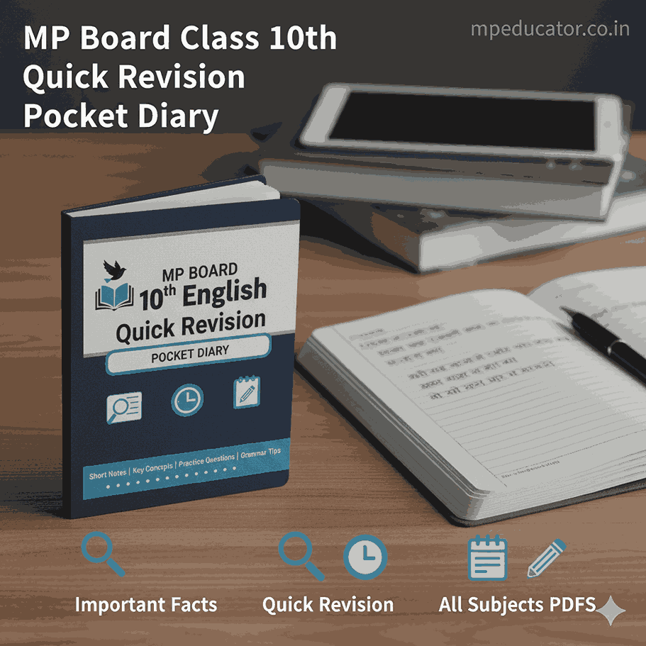 MP Board Class 10th Quick Revision Pocket Diary
