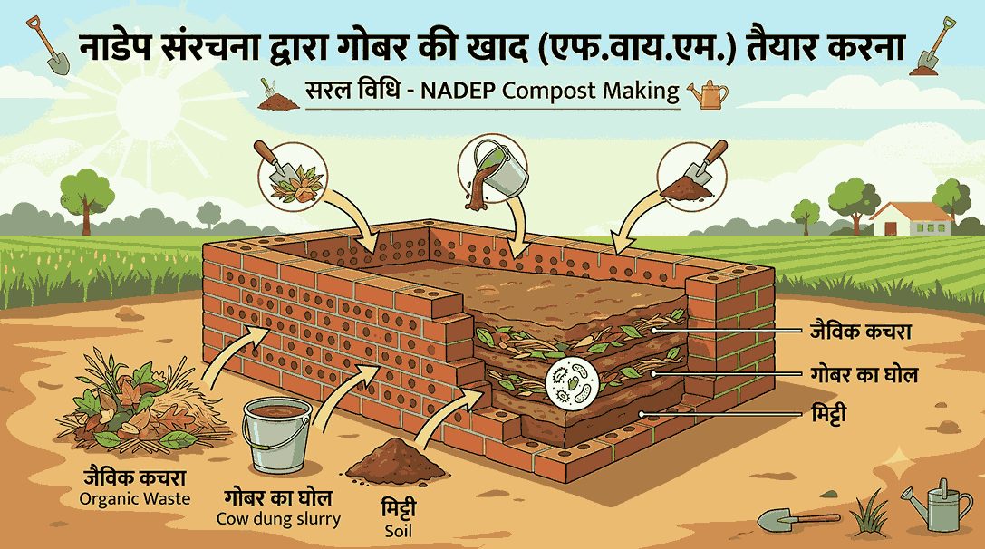 preparation of FYM by NADEP