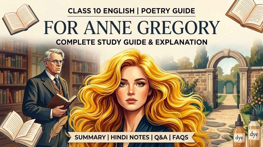 For Anne Gregory By William Butler Yeats
