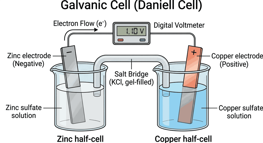 Class 12 Chemistry Galvanic Cell & Electrode Potential